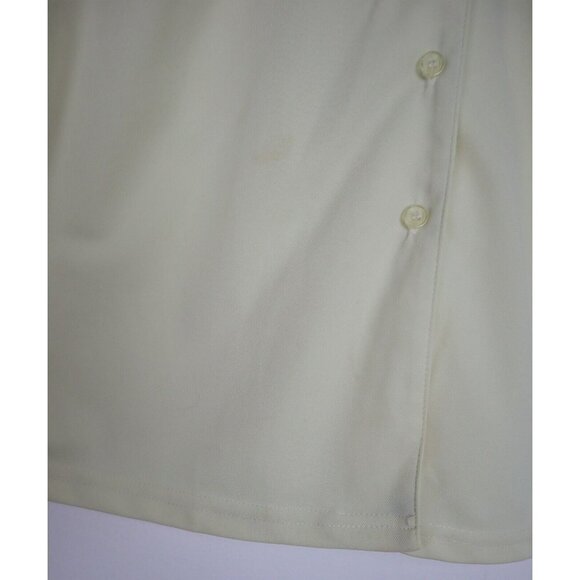 WOMEN'S VINTAGE LIGHT YELLOW BUTTON-UP SHIRT - JULIE - SIZE 3XL - Picture 3 of 7